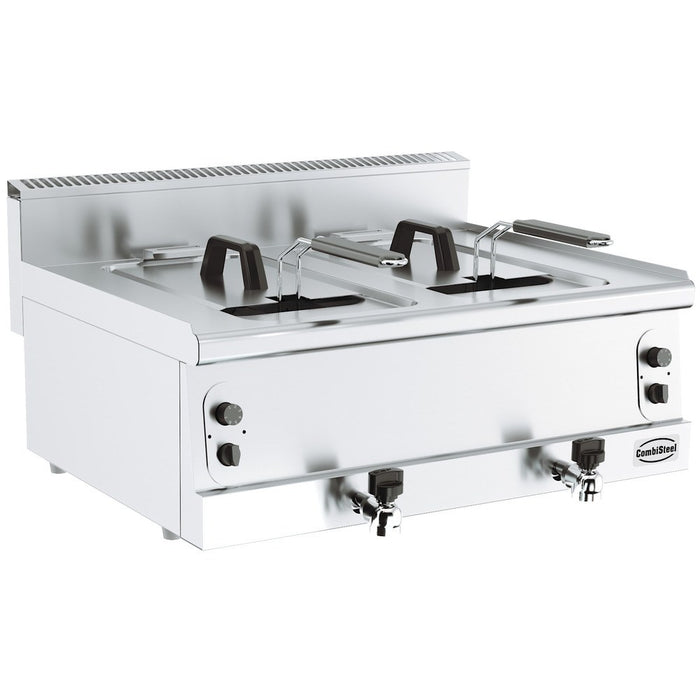 CombiSteel BASE 600 Friteuse Gas 2 × 8L **Achtung, 800Mm Breite**