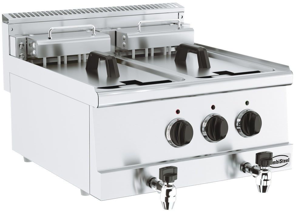 CombiSteel BASE 600 El. Friteusen 2 × 10L