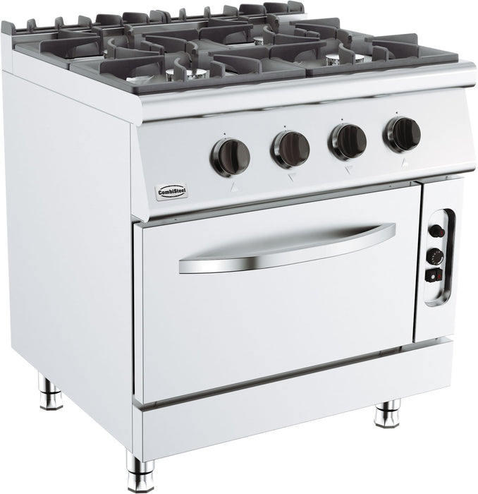 CombiSteel BASE 700 Gasherd 4 Brenner Mit Gasbackofen
