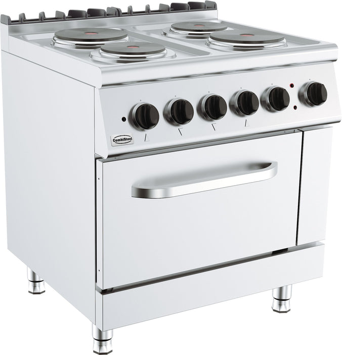CombiSteel BASE 700 Elektroherd 4 Platten Mit El. Backofen