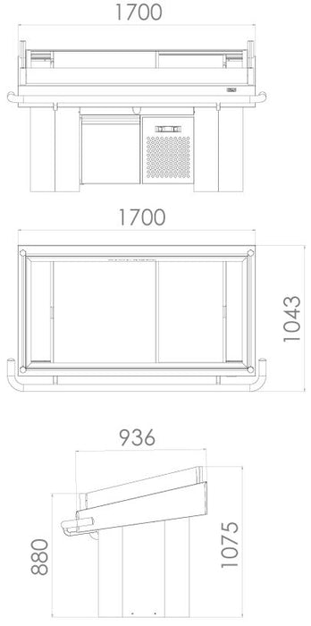 CombiSteel Fischtheke | 7178.0905