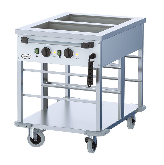 CombiSteel Bain-Marie Wagen 2/1.