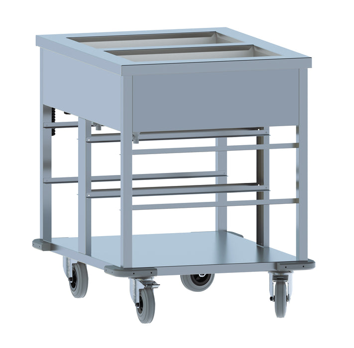CombiSteel Bain-Marie Wagen 2/1.