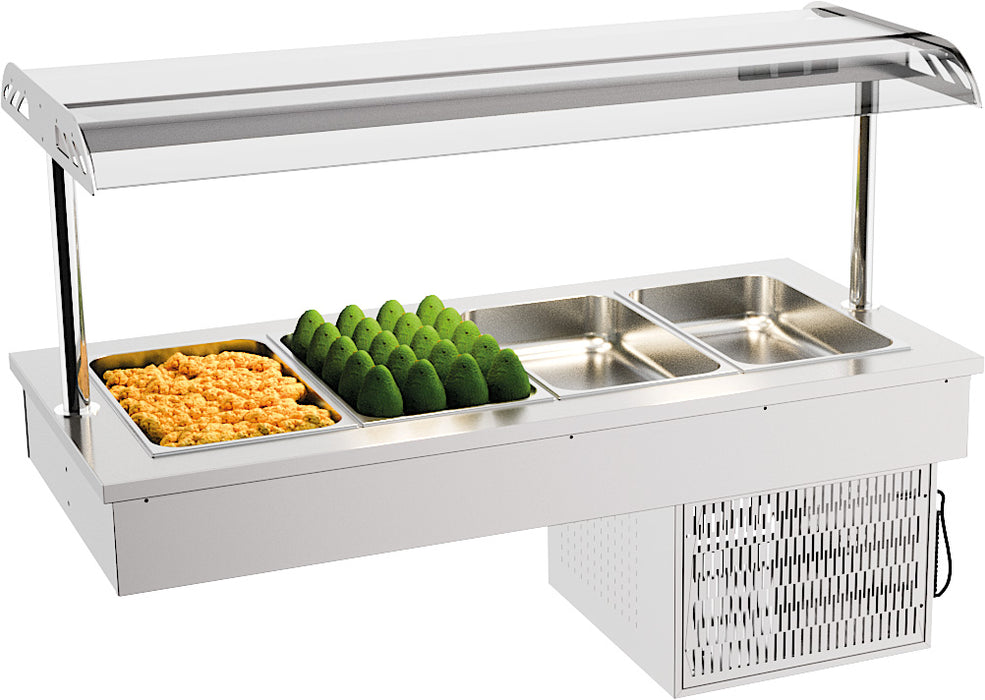 CombiSteel Einbaukühlwanne 4/1