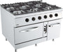 CombiSteel BASE 900 Gasherd 6 Brenner Mit Gasbackofen