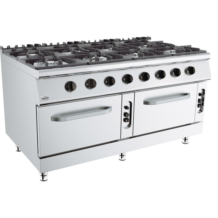 CombiSteel BASE 900 Gasherd 8 Brenner Mit Gasbackofen