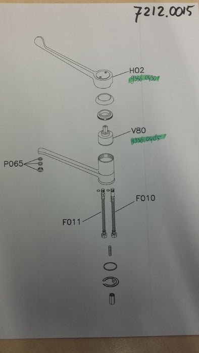 CombiSteel Zapfen Mit Ellebogenbedienung