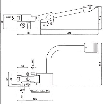 CombiSteel Mischzapfen Mit Fußbedienung 1 Pedal