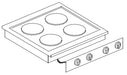 CombiSteel Elektroherd 4 Pl.