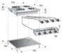 CombiSteel Elektroherd 4 Pl.