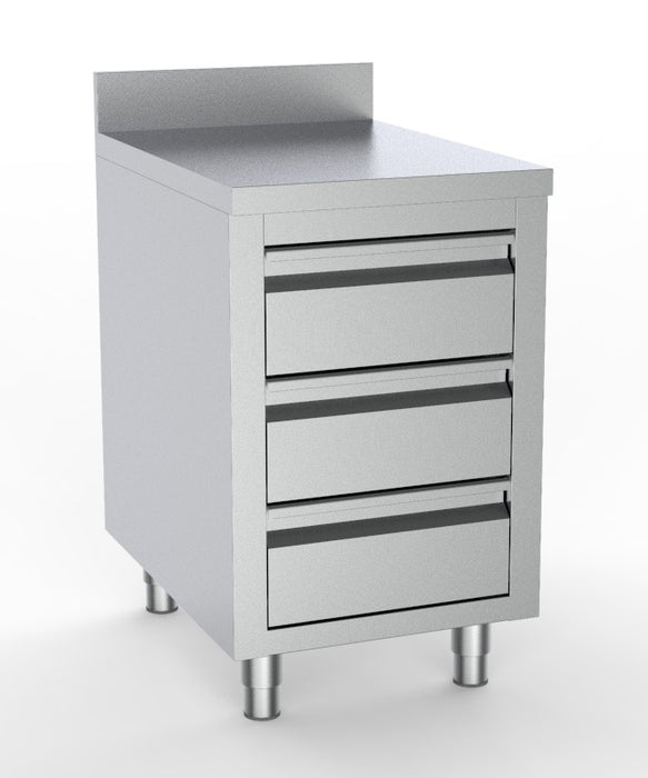 CombiSteel 700 Arbeitstisch Mit 3 Schubladen Mit Aufkantung 500