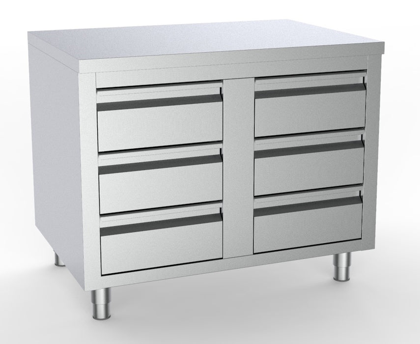 CombiSteel 700 Arbeitstisch Mit 6 Schubladen 1000