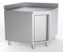 CombiSteel Arbeitstisch Ecke Mit Tür Und Aufkantung 1000/1000 Für 700Mm Tisch