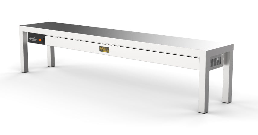 CombiSteel Aufsatzbord Keramisch Beheizt 1 Stufig 1600 4 Heaters Of 250W | 7333.0506