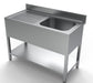 CombiSteel 600 Spültisch Grundboden 1 Rechts 1200