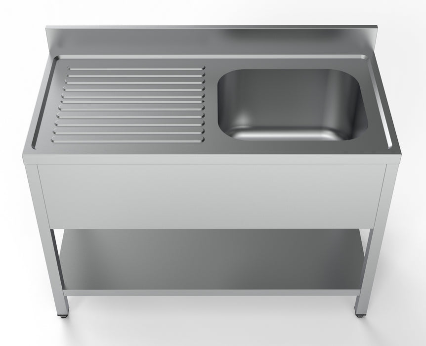 CombiSteel 600 Spültisch Grundboden 1 Rechts 1200