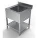 CombiSteel 700 Spültisch Grundboden 1 Mitte 700