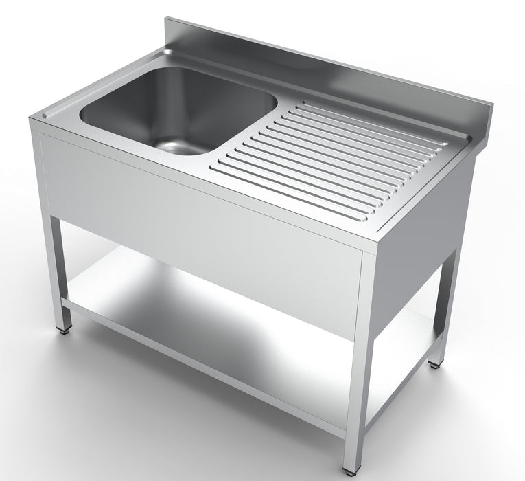 CombiSteel 700 Spültisch Grundboden 1 Links 1200
