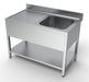 CombiSteel 700 Spültisch Grundboden 1 Rechts 1200