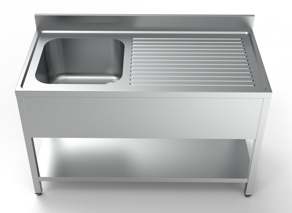 CombiSteel 700 Spültisch Grundboden 1 Links 1400