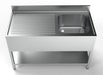 CombiSteel 700 Spültisch Grundboden 1 Rechts 1400