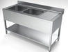 CombiSteel 700 Spültisch Grundboden 2 Links 1600