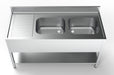 CombiSteel 700 Spültisch Grundboden 2 Rechts 1600