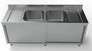 CombiSteel 700 Spültisch Schiebetüren 2 Mitte 2000