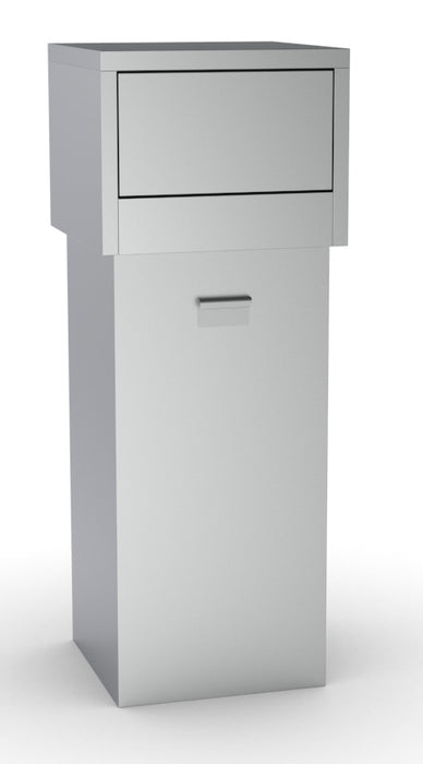 CombiSteel Edelstahl Mülleimer 80L
