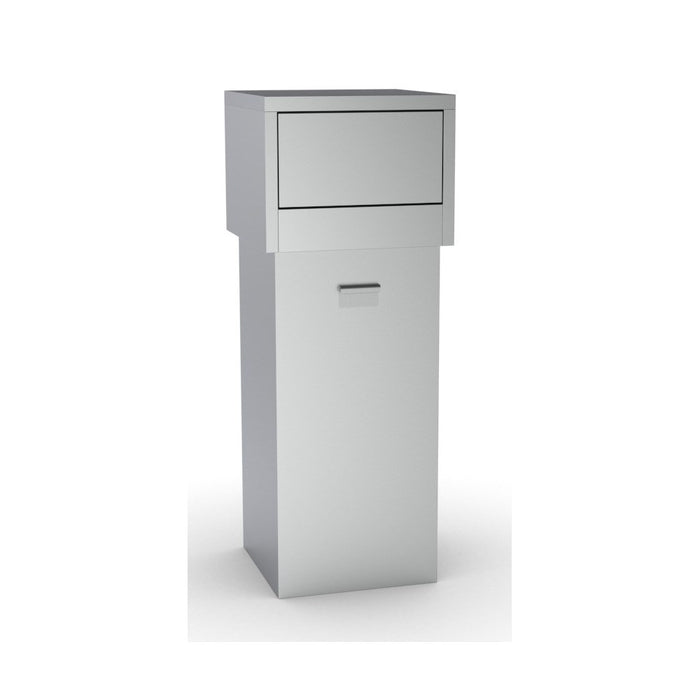 CombiSteel Edelstahl Mülleimer 80L