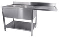 CombiSteel 700 Spültisch Grundboden Spülmaschine Demontabel 2 Links 1600