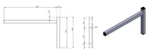 CombiSteel Feste Konsole Einzel 400 | 7412.1730
