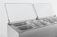 CombiSteel Saladette 2 Türen 6 × 1/3Gn Behälter