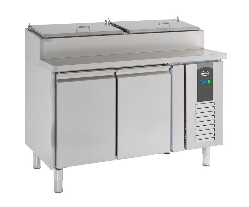 CombiSteel Saladette 2 Türen 6 × 1/3Gn Behälter