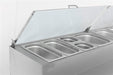 CombiSteel Saladette 3 Türen 8 × 1/3Gn Behälter