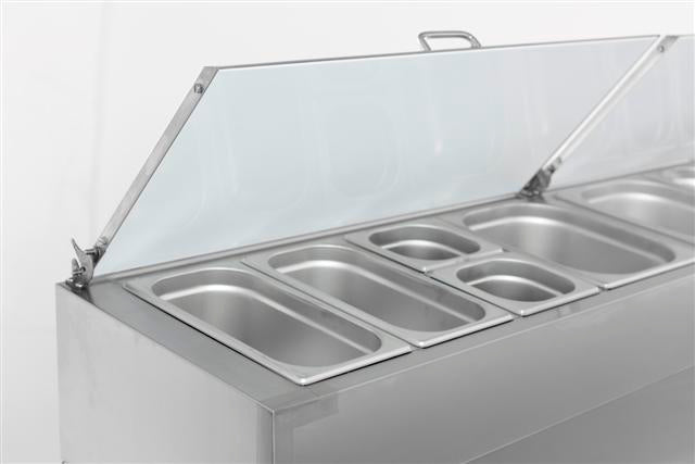 CombiSteel Saladette 3 Türen 8 × 1/3Gn Behälter