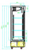 CombiSteel Tiefkühlschrank 1 Glastür | 7450.0135