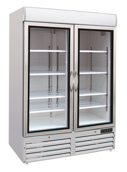 CombiSteel Tiefkühlschrank 2 Glastüren | 7450.0157