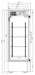 CombiSteel Tiefkühlschrank 2 Glastüren | 7450.0157
