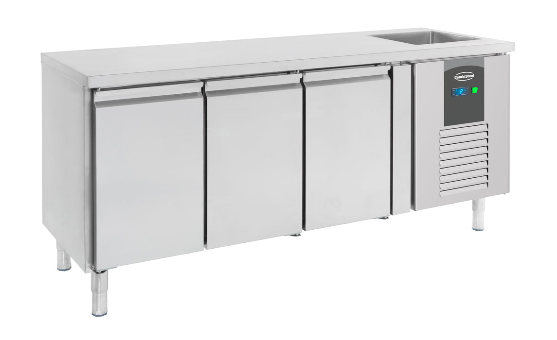 CombiSteel 700 Kühltisch Spülbecke 3 Türen