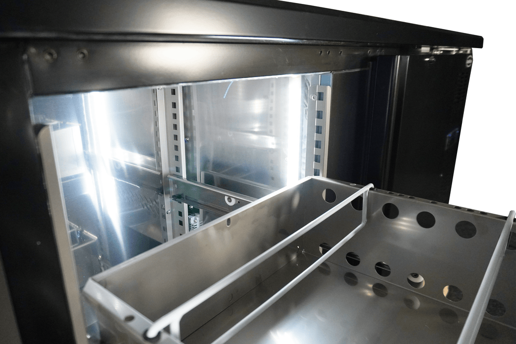 CombiSteel Barkühler Schwarz 4 Schubladen