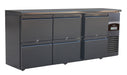CombiSteel Barkühler Schwarz 6 Schubladen