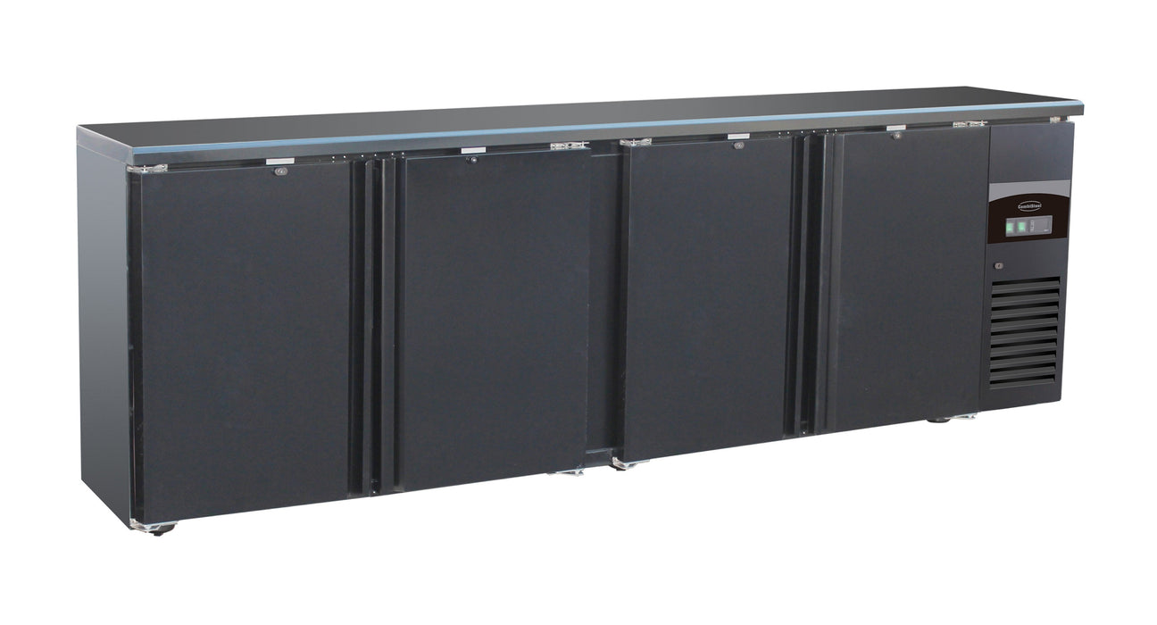 CombiSteel Barkühler Schwarz 4 Türen | 7450.0325