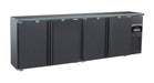 CombiSteel Barkühler Schwarz 4 Türen | 7450.0325