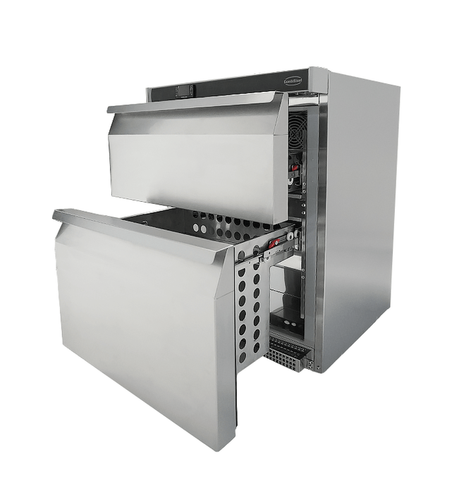 CombiSteel Kühlschrank Rfs 2 Schubladen
