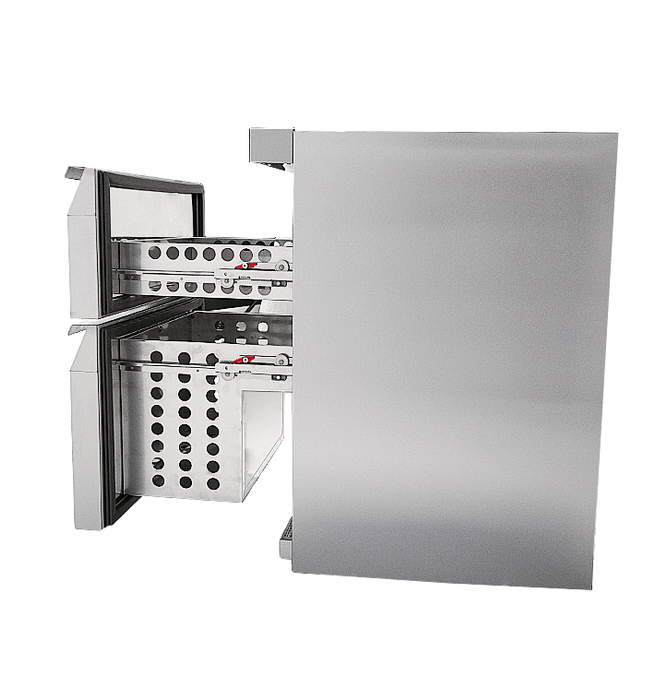 CombiSteel Kühlschrank Rfs 2 Schubladen