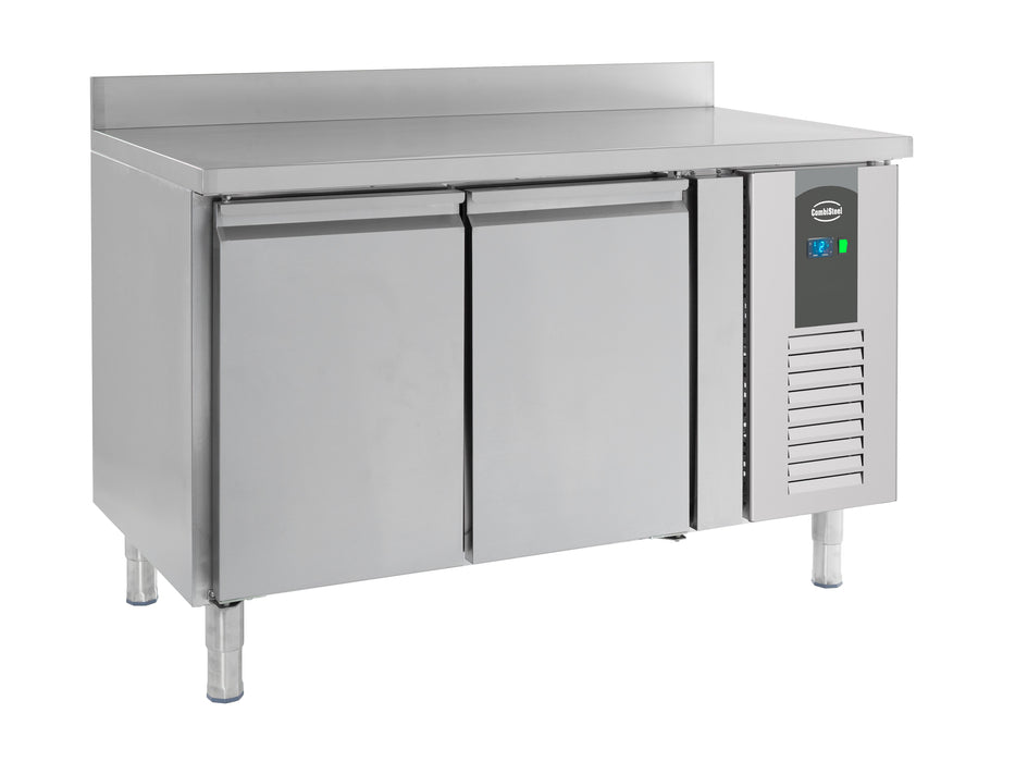 CombiSteel Kühltisch Aufkantung 2 Türen