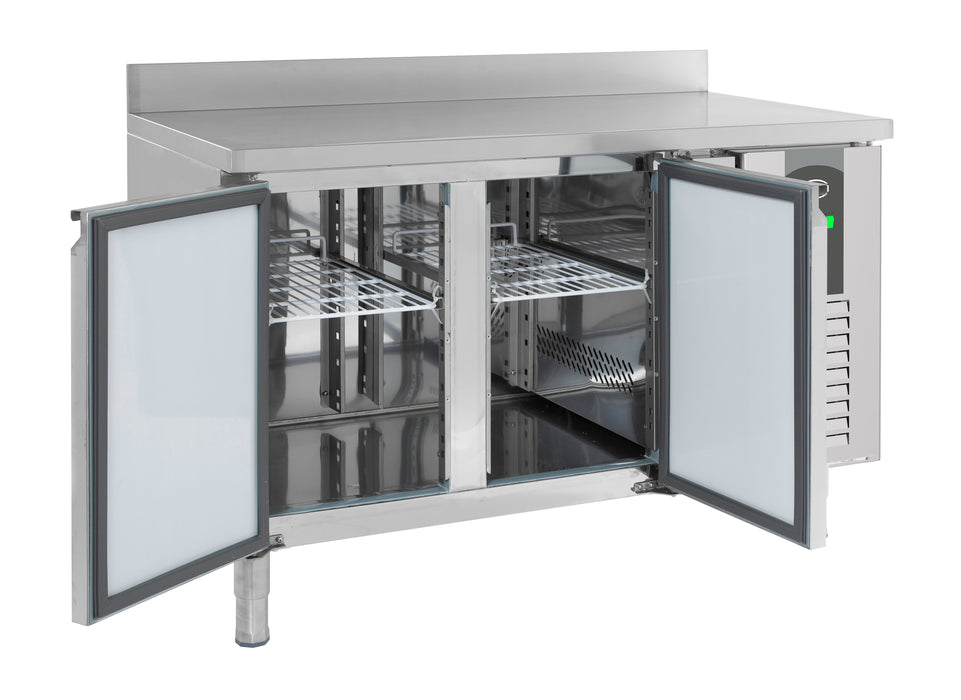 CombiSteel Kühltisch Aufkantung 2 Türen