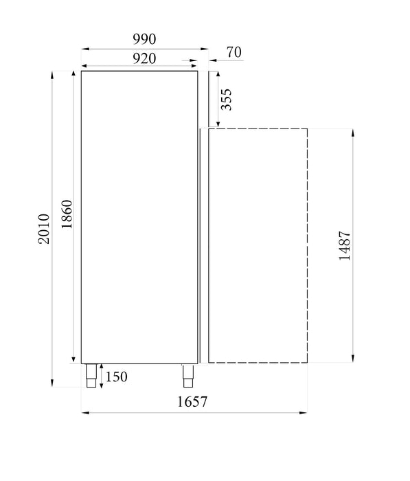 CombiSteel Bäckerei Tiefkühlschrank