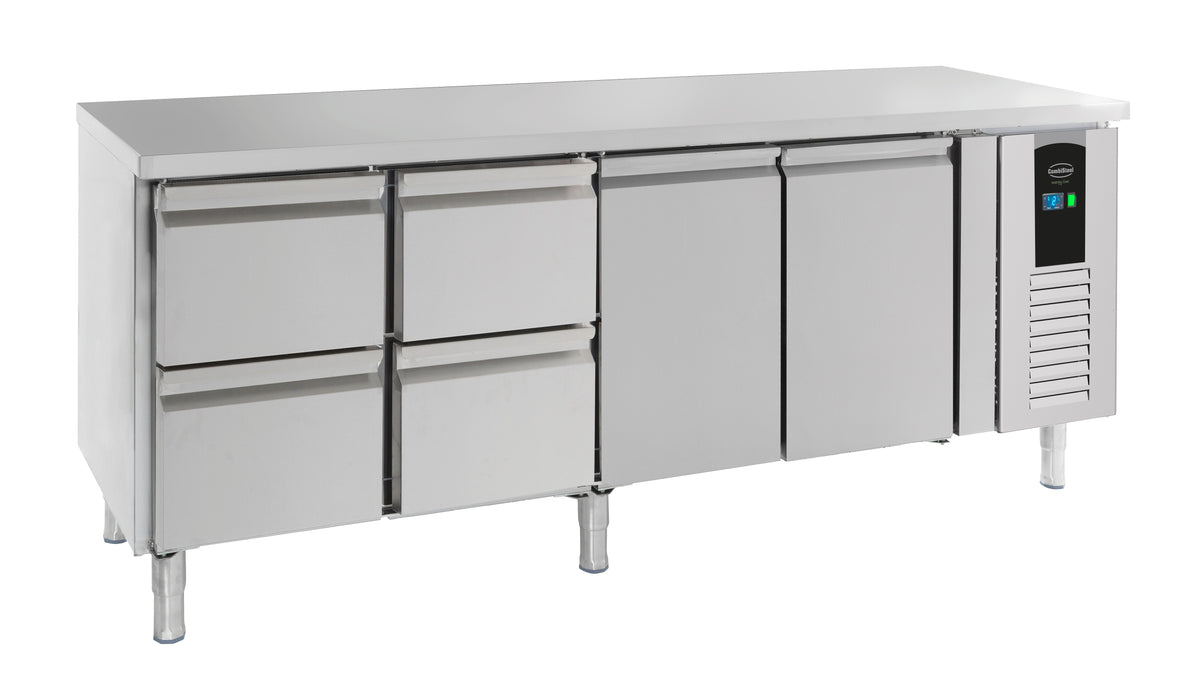 CombiSteel 700 Kühltisch 2 Türen Und 4 Schubladen Energy Line